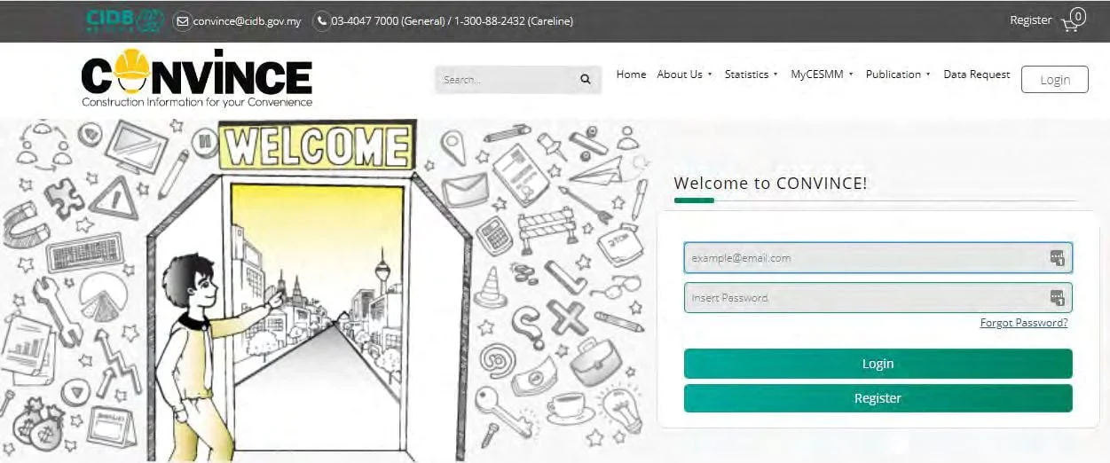 CIDB Launches CONVINCE: One-stop Construction Information Portal