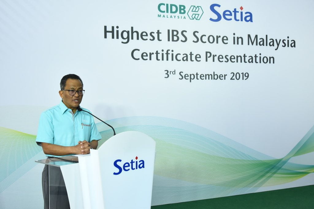 Certificate Presentation Highest IBS Score In Malaysia - 3 Sep 2019 - 04