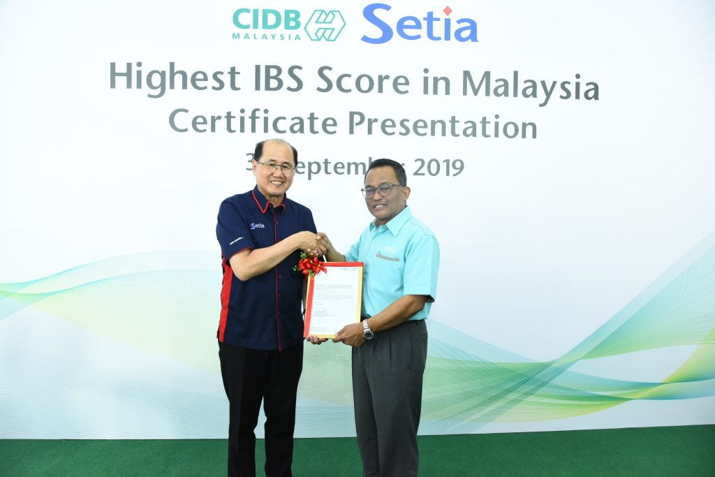 Certificate Presentation Highest IBS Score In Malaysia - 3 Sep 2019 - 05