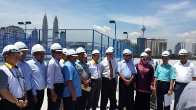 Lawatan Tapak Projek Seliaan JKR, Naik Taraf HKL – 25 Ogos 2014