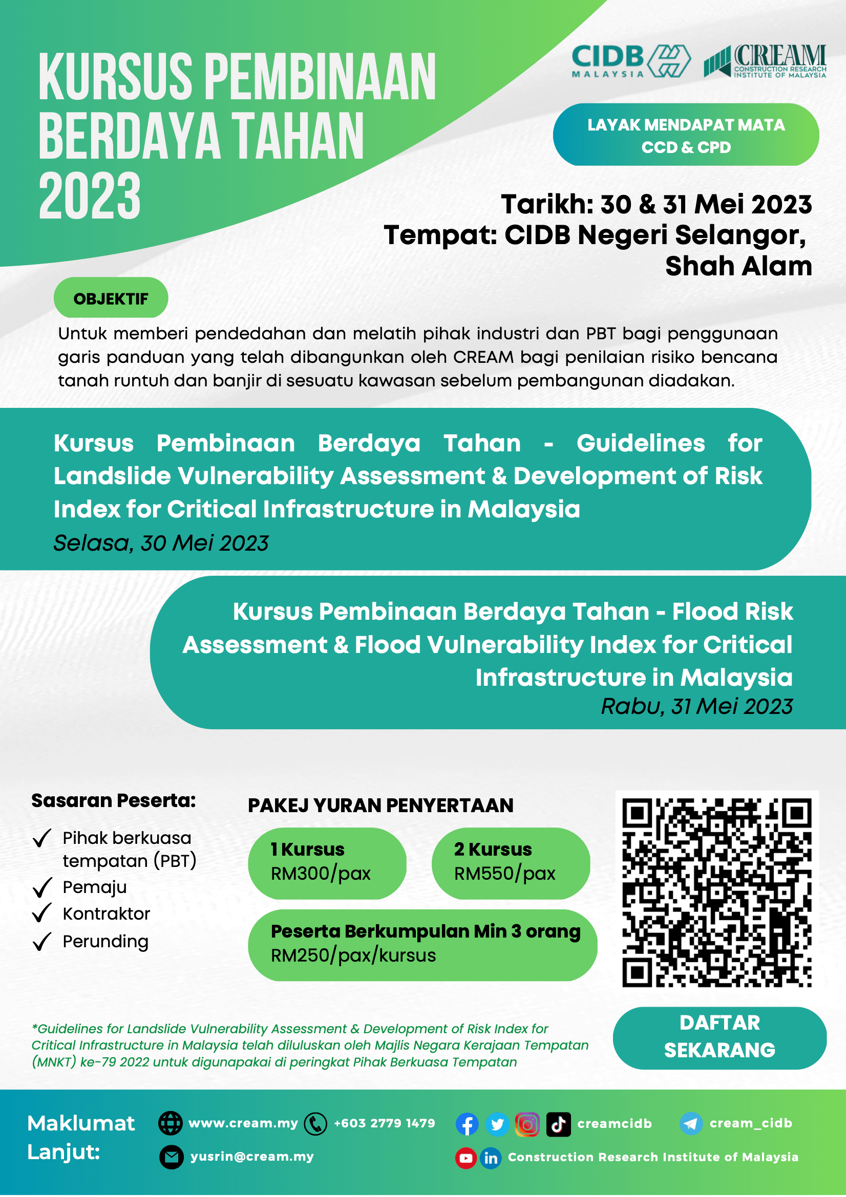 Kursus Pembinaan Berdaya Tahan 2023