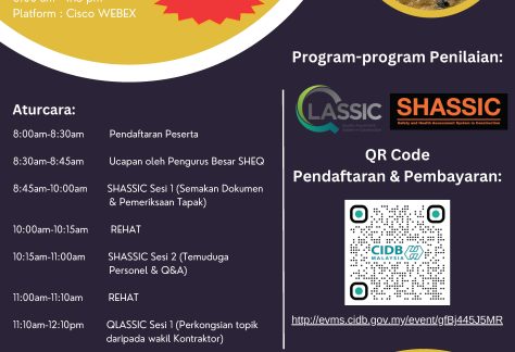 KURSUS PENINGKATAN BAGI PENILAIAN SHASSIC QLASSIC (14 Ogos 2023)